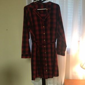 NWOT The Limited Plaid Dress